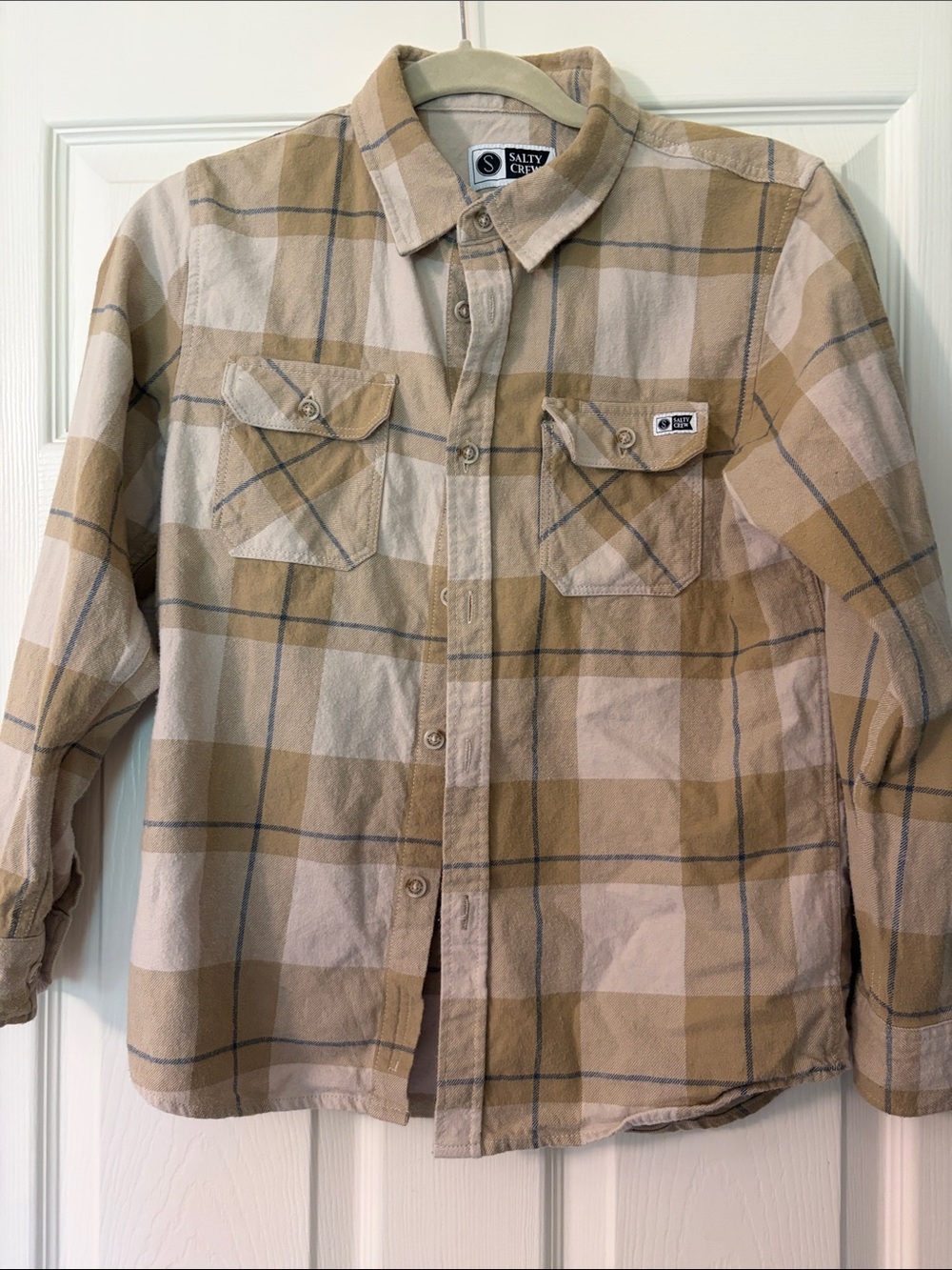 Salty Crew boys flannel shirt